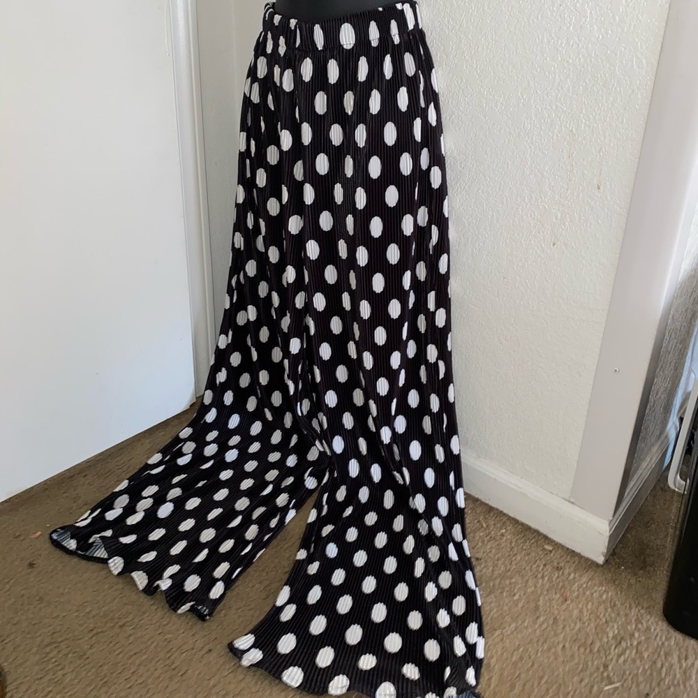 Polka Dot Maxi Pants